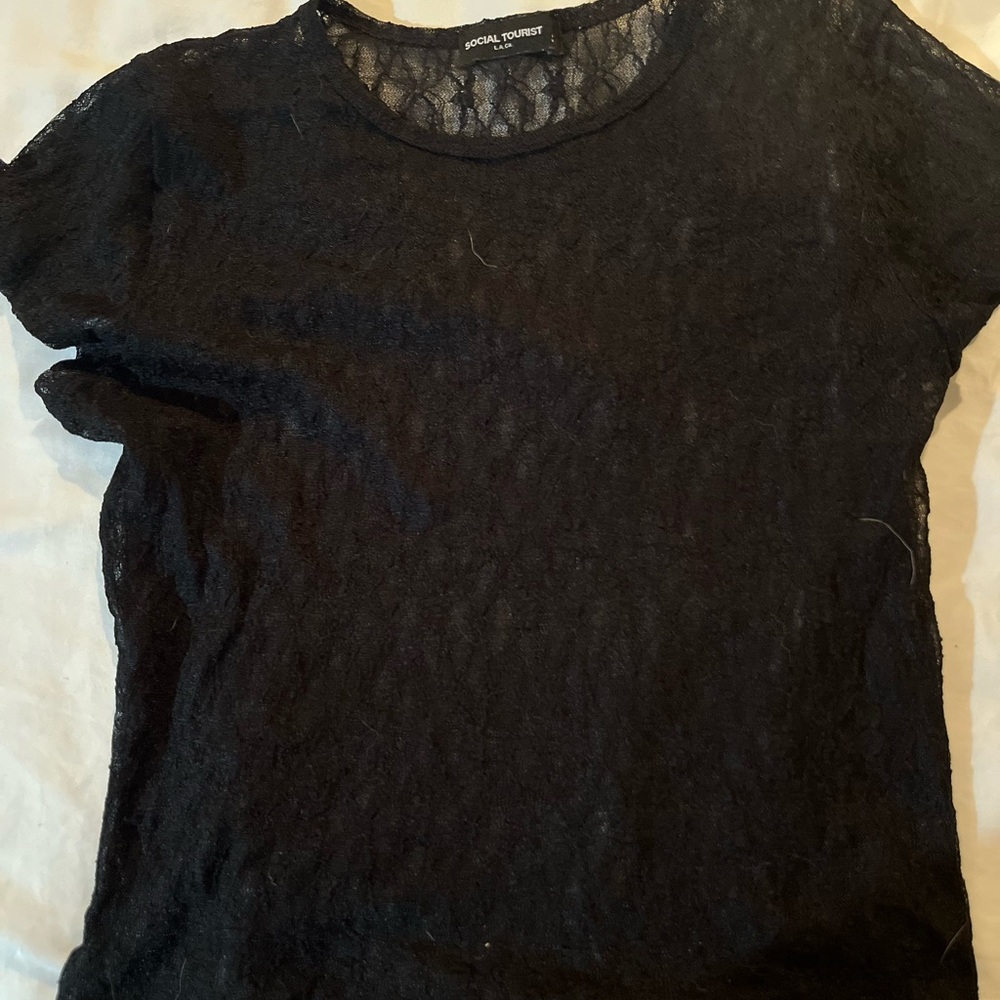 Black Lace Top